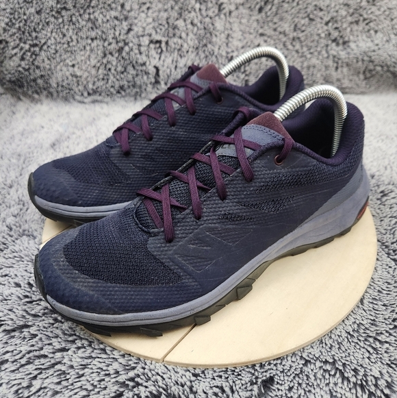 Salomon Outline Gore-Tex Hiking Shoes Purple Women's Size 8.5 - Picture 4 of 9